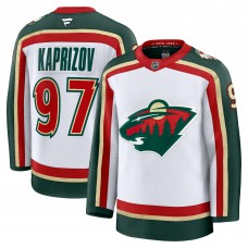 Minnesota Wild Kirill Kaprizov Fanatics White 25th Anniversary Premium Player Jersey