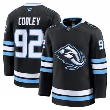 Utah Mammoth Logan Cooley Fanatics Black Home Premium Player Jersey