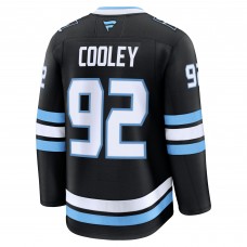 Utah Mammoth Logan Cooley Fanatics Black Home Premium Player Jersey