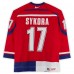 Petr Sykora Team Czech Republic Fanatics Authentic Game-Used #17 Red Nike Jersey from the 2004 World Cup of Hockey
