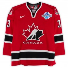 Kris Draper Team Canada Fanatics Authentic Game-Used #33 Red Nike Jersey from the 2004 World Cup of Hockey