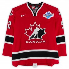 Adam Foote Team Canada Fanatics Authentic Game-Used #52 Red Nike Jersey from the 2004 World Cup of Hockey