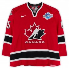 Dany Heatley Team Canada Fanatics Authentic Game-Used #15 Red Nike Jersey from the 2004 World Cup of Hockey