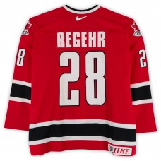 Robyn Regehr Team Canada Fanatics Authentic Game-Used #28 Red Nike Jersey from the 2004 World Cup of Hockey