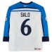 Sami Salo Team Finland Fanatics Authentic Game-Used #6 White Nike Jersey from the 2004 World Cup of Hockey
