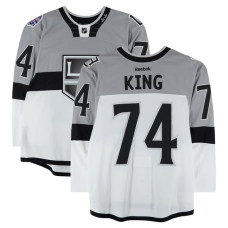 Тренировочный джерси Dwight King Los Angeles Kings Fanatics Authentic White vs. San Jose Sharks on February 21, 2015 Тренировочный джерси Dwight King Los Angeles Kings Fanatics Authentic White vs. San Jose Sharks on February 21, 2015