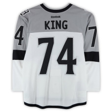Тренировочный джерси Dwight King Los Angeles Kings Fanatics Authentic White vs. San Jose Sharks on February 21, 2015 Тренировочный джерси Dwight King Los Angeles Kings Fanatics Authentic White vs. San Jose Sharks on February 21, 2015