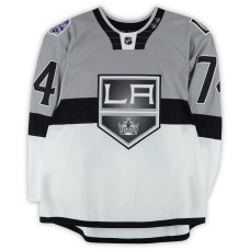 Тренировочный джерси Dwight King Los Angeles Kings Fanatics Authentic White vs. San Jose Sharks on February 21, 2015 Тренировочный джерси Dwight King Los Angeles Kings Fanatics Authentic White vs. San Jose Sharks on February 21, 2015
