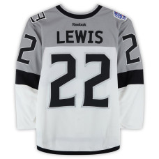 Тренировочный джерси Trevor Lewis Los Angeles Kings Fanatics Authentic White vs. San Jose Sharks on February 21, 2015 Тренировочный джерси Trevor Lewis Los Angeles Kings Fanatics Authentic White vs. San Jose Sharks on February 21, 2015