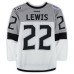 Тренировочный джерси Trevor Lewis Los Angeles Kings Fanatics Authentic White vs. San Jose Sharks on February 21, 2015