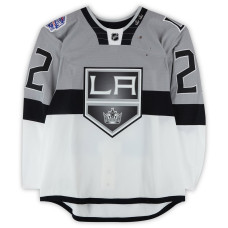 Тренировочный джерси Trevor Lewis Los Angeles Kings Fanatics Authentic White vs. San Jose Sharks on February 21, 2015 Тренировочный джерси Trevor Lewis Los Angeles Kings Fanatics Authentic White vs. San Jose Sharks on February 21, 2015