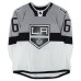 Тренировочный джерси Jake Muzzin Los Angeles Kings Fanatics Authentic White vs. San Jose Sharks on February 21, 2015