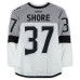 Тренировочный джерси Nick Shore Los Angeles Kings Fanatics Authentic White vs. San Jose Sharks on February 21, 2015
