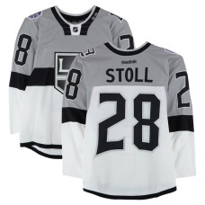 Тренировочный джерси Jarret Stoll Los Angeles Kings Fanatics Authentic White vs. San Jose Sharks on February 21, 2015 Тренировочный джерси Jarret Stoll Los Angeles Kings Fanatics Authentic White vs. San Jose Sharks on February 21, 2015