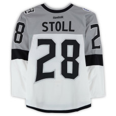 Тренировочный джерси Jarret Stoll Los Angeles Kings Fanatics Authentic White vs. San Jose Sharks on February 21, 2015 Тренировочный джерси Jarret Stoll Los Angeles Kings Fanatics Authentic White vs. San Jose Sharks on February 21, 2015