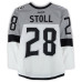 Тренировочный джерси Jarret Stoll Los Angeles Kings Fanatics Authentic White vs. San Jose Sharks on February 21, 2015