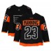 Brandon Manning Philadelphia Flyers Fanatics Authentic Practice-Used #23 Black Reebok Jersey vs. Pittsburgh Penguins on February 25, 2017 - NHL Stadium Series - Worn During Warm-Ups
