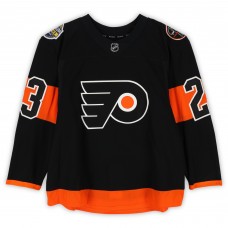 Brandon Manning Philadelphia Flyers Fanatics Authentic Practice-Used #23 Black Reebok Jersey vs. Pittsburgh Penguins on February 25, 2017 - NHL Stadium Series - Worn During Warm-Ups