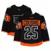 Nick Cousins Philadelphia Flyers Fanatics Authentic Practice-Used #25 Black Reebok Jersey vs. Pittsburgh Penguins on February 25, 2017 - NHL Stadium Series - Worn During Warm-Ups Nick Cousins Philadelphia Flyers Fanatics Authentic Practice-Used #25 Black Reebok Jersey vs. Pittsburgh Penguins on February 25, 2017 - NHL Stadium Series - Worn During Warm-Ups