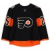 Nick Cousins Philadelphia Flyers Fanatics Authentic Practice-Used #25 Black Reebok Jersey vs. Pittsburgh Penguins on February 25, 2017 - NHL Stadium Series - Worn During Warm-Ups