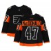 Andrew MacDonald Philadelphia Flyers Fanatics Authentic Practice-Used #47 Black Reebok Jersey vs. Pittsburgh Penguins on February 25, 2017 - NHL Stadium Series - Worn During Warm-Ups