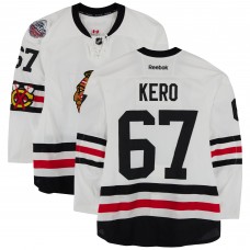 Tanner Kero Chicago Blackhawks Fanatics Authentic Practice-Used #67 White Reebok Jersey vs. St. Louis Blues on January 2, 2017 - NHL Winter Classic - Worn During Warm-Ups Tanner Kero Chicago Blackhawks Fanatics Authentic Practice-Used #67 White Reebok Jersey vs. St. Louis Blues on January 2, 2017 - NHL Winter Classic - Worn During Warm-Ups