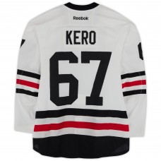 Tanner Kero Chicago Blackhawks Fanatics Authentic Practice-Used #67 White Reebok Jersey vs. St. Louis Blues on January 2, 2017 - NHL Winter Classic - Worn During Warm-Ups Tanner Kero Chicago Blackhawks Fanatics Authentic Practice-Used #67 White Reebok Jersey vs. St. Louis Blues on January 2, 2017 - NHL Winter Classic - Worn During Warm-Ups