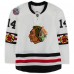 Richard Panik Chicago Blackhawks Fanatics Authentic Practice-Used #14 White Reebok Jersey vs. St. Louis Blues on January 2, 2017 - NHL Winter Classic - Worn During Warm-Ups