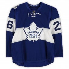 Nikita Soshnikov Toronto Maple Leafs Fanatics Authentic Practice-Used #26 Blue Reebok Jersey vs. Detroit Red Wings on January 1, 2017 - NHL Centennial Classic - Worn During Warm-Ups