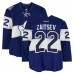 Nikita Zaitsev Toronto Maple Leafs Fanatics Authentic Practice-Used #22 Blue Reebok Jersey vs. Detroit Red Wings on January 1, 2017 - NHL Centennial Classic - Worn During Warm-Ups