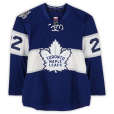 Nikita Zaitsev Toronto Maple Leafs Fanatics Authentic Practice-Used #22 Blue Reebok Jersey vs. Detroit Red Wings on January 1, 2017 - NHL Centennial Classic - Worn During Warm-Ups