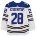 Zemgus Girgensons Buffalo Sabres Fanatics Authentic Practice-Used #28 White adidas Jersey vs. New York Rangers on January 1, 2018 - NHL Winter Classic - Worn During Warm-Ups