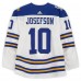 Jacob Josefson Buffalo Sabres Fanatics Authentic Practice-Used #10 White adidas Jersey vs. New York Rangers on January 1, 2018 - NHL Winter Classic - Worn During Warm-Ups