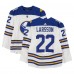 Johan Larsson Buffalo Sabres Fanatics Authentic Practice-Used #22 White adidas Jersey vs. New York Rangers on January 1, 2018 - NHL Winter Classic - Worn During Warm-Ups