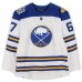 Benoit Pouliot Buffalo Sabres Fanatics Authentic Practice-Used #67 White adidas Jersey vs. New York Rangers on January 1, 2018 - NHL Winter Classic - Worn During Warm-Ups