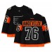 Chris VandeVelde Philadelphia Flyers Fanatics Authentic Practice-Used #76 Black Reebok Jersey vs. Pittsburgh Penguins on February 25, 2017 - NHL Stadium Series - Worn During Warm-Ups Chris VandeVelde Philadelphia Flyers Fanatics Authentic Practice-Used #76 Black Reebok Jersey vs. Pittsburgh Penguins on February 25, 2017 - NHL Stadium Series - Worn During Warm-Ups