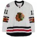 Игровая джерси Andrew Desjardins Chicago Blackhawks Fanatics Authentic Practice-Used #11 White Reebok Jersey vs. St. Louis Blues on January 2, 2017 - NHL Winter Classic - Worn During Warm-Ups