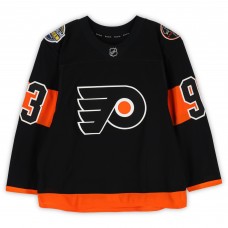 Jakub Voracek Philadelphia Flyers Fanatics Authentic Practice-Used #93 Black Reebok Jersey vs. Pittsburgh Penguins on February 25, 2017 - NHL Stadium Series - Worn During Warm-Ups