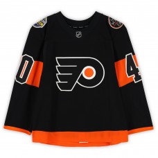 Jordan Weal Philadelphia Flyers Fanatics Authentic Practice-Used #40 Black Reebok Jersey vs. Pittsburgh Penguins on February 25, 2017 - NHL Stadium Series - Worn During Warm-Ups
