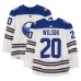 Scott Wilson Buffalo Sabres Fanatics Authentic Practice-Used #20 White adidas Jersey vs. New York Rangers on January 1, 2018 - NHL Winter Classic - Worn During Warm-Ups