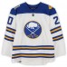 Scott Wilson Buffalo Sabres Fanatics Authentic Practice-Used #20 White adidas Jersey vs. New York Rangers on January 1, 2018 - NHL Winter Classic - Worn During Warm-Ups