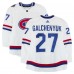 Alex Galchenyuk Montreal Canadiens Fanatics Authentic Practice-Used #27 White adidas Jersey vs. Ottawa Senators on December 16, 2017 - NHL 100 Classic - Worn During Warm-Ups