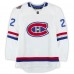 Karl Alzner Montreal Canadiens Fanatics Authentic Practice-Used #22 White adidas Jersey vs. Ottawa Senators on December 16, 2017 - NHL 100 Classic - Worn During Warm-Ups