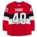 Gabriel Dumont Ottawa Senators Fanatics Authentic Practice-Used #40 Red adidas Jersey vs. Montreal Canadiens on December 16, 2017 - NHL100 Classic - Worn During Warm-Ups
