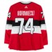 Mark Borowiecki Ottawa Senators Fanatics Authentic Practice-Used #74 Red adidas Jersey vs. Montreal Canadiens on December 16, 2017 - NHL100 Classic - Worn During Warm-Ups