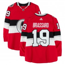 Derick Brassard Ottawa Senators Fanatics Authentic Practice-Used #19 Red adidas Jersey vs. Montreal Canadiens on December 16, 2017 - NHL100 Classic - Worn During Warm-Ups