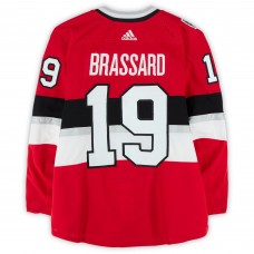 Derick Brassard Ottawa Senators Fanatics Authentic Practice-Used #19 Red adidas Jersey vs. Montreal Canadiens on December 16, 2017 - NHL100 Classic - Worn During Warm-Ups