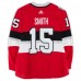 Zack Smith Ottawa Senators Fanatics Authentic Practice-Used #15 Red adidas Jersey vs. Montreal Canadiens on December 16, 2017 - NHL100 Classic - Worn During Warm-Ups