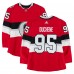 Matt Duchene Ottawa Senators Fanatics Authentic Practice-Used #95 Red adidas Jersey vs. Montreal Canadiens on December 16, 2017 - NHL100 Classic - Worn During Warm-Ups