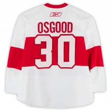 Chris Osgood Detroit Red Wings Fanatics Authentic Practice-Used #30 White Reebok Jersey vs. Chicago Blackhawks on January 1, 2009 - NHL Winter Classic - Worn During Warm-Ups Chris Osgood Detroit Red Wings Fanatics Authentic Practice-Used #30 White Reebok Jersey vs. Chicago Blackhawks on January 1, 2009 - NHL Winter Classic - Worn During Warm-Ups